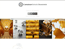 Tablet Screenshot of canadianestatediamonds.com